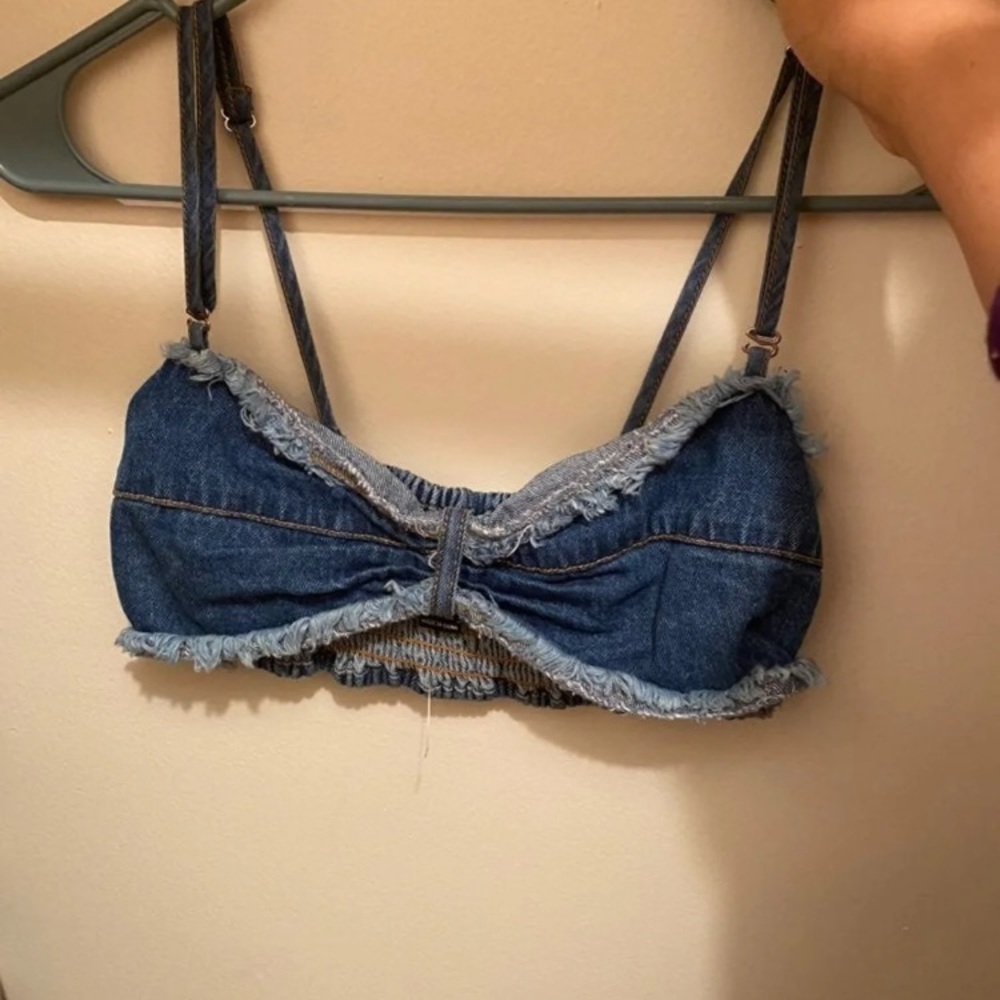 Denim Bralette